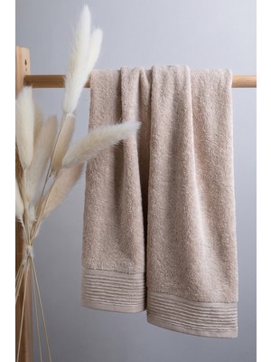 Teohomelinens Ephesus El  & Yüz Havlusu, 2'li Set, %60 Bambu %40 Pamuk, Bej