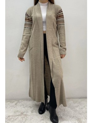 Onno Style Kilim Desen Uzun Ceket