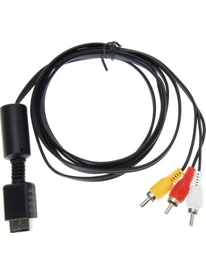 Ps2 Av LCD Tv 3rca Scart Lale Bağlantı Kablosu (Hdmi Kablo Değildir)