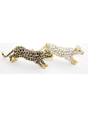 Ozkr Store Swaroski Taşlı Leopar ALK2077