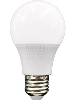 Horoz Electric 9W LED Ampul E27 Duy 6400K Beyaz Işık 900 Lümen LED Ampul