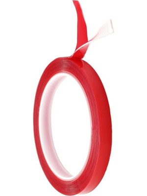 Nacario Luti Concept Şeffaf Silikonlu Çift Taraflı Montaj Bantı Oto Ev Ofis Araba Tüm Yüzeylerde 10MM Genişlik 5 Metre Uzunluk
