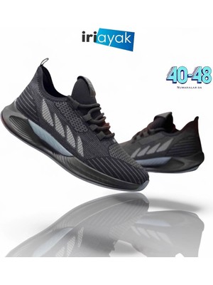 İri Ayak Büyük Numara 40-48 / Erkek Rahat Kalıp / Erkek Sneaker - Günlük Kullanıma Uygun
