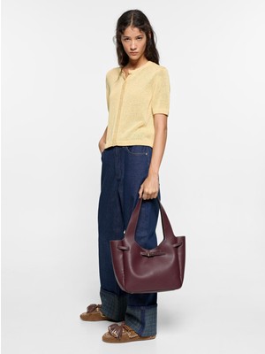 Parfois Kadın Kemer Detaylı Shopper Çanta