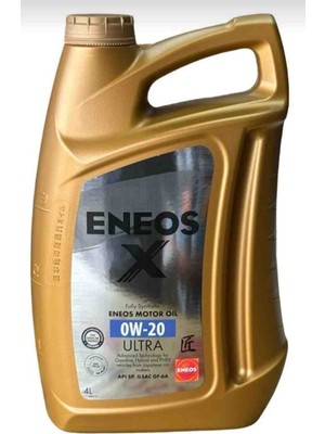 Motor Yağı 0W20 Eneos x Ultra 4 Lt