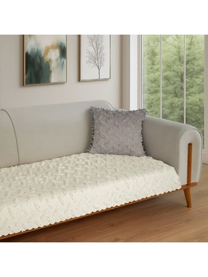 Latuda Home Ponela Koltuk Örtüsü - Sadece Oturum Alanını Kaplar 85X210 cm - Krem