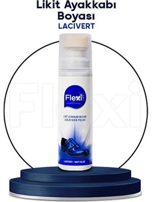 Flexi Care Lacivert Spor Deri Likit Ayakkabı Boyası 75 ml
