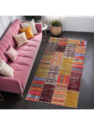 Zemira Silvena Kadife Kaymaz Pamuk Tabanlı Yıkanabilir Antibakteriyel Salon Halısı 160X230