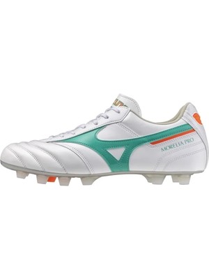 Mizuno Morelia 2 Pro Erkek Krampon Beyaz / Yeşil
