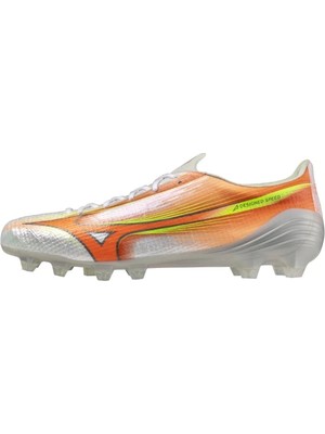 Mizuno Alpha 3 Elite Erkek Krampon Beyaz / Turuncu