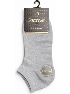 Active Erkek Bambu Patik 12LI Gri