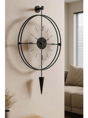 Zemira Metaquartz Aksesuar Büyük Boy (50X90CM) - Siyah Şeffaf Camlı Laclock Konikli - Kırılmaz Tamperli Ca