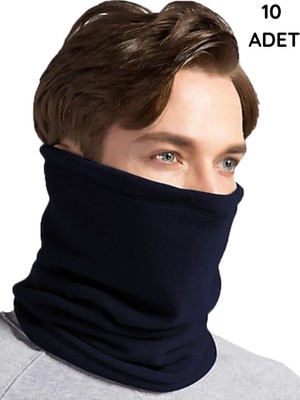 Him Düz Polar Boyunluk 10LU Lacivert