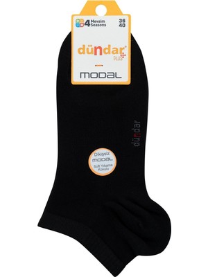 Dündar Çorap 4506 Dündar Modal Patik 12LI Siyah