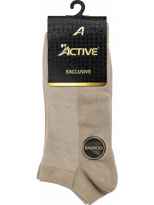 Active Erkek Bambu Patik 12LI Bej