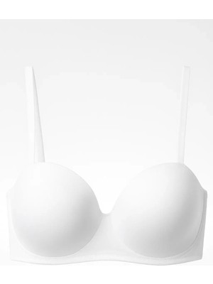 (2320) Liza Micro Lotus Desteksiz Sütyen 6lı Beyaz