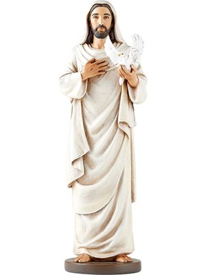 Zemira Creative Brands J0115 Receive The Holy Spirit Toscana Heykeli, 22,6 cm Yükseklik, Reçine