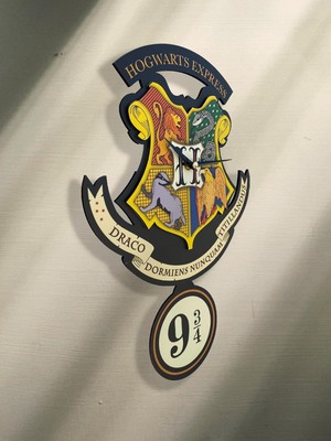 Zemira Goodtime Harry Potter Hogwarts Express Figür Dekoratif Sarkaçlı Duvar Saati