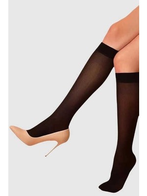 Özge Çorap Özge Orta Kalın Muss Pantolon Çorap 12LI Paket Siyah