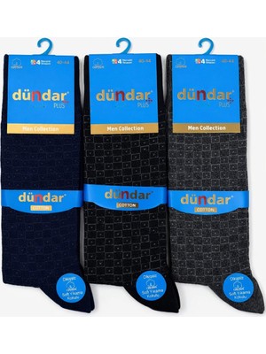 Dündar Çorap 5527 Dündar Erkek Plus Likra Çorap 12LI M23