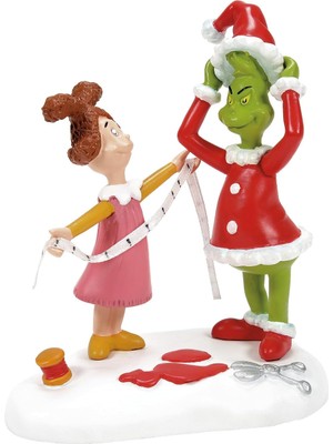 Zemira Department 56 Dr. Seuss The Grinch Village Aksesuarları Santy Suit Heykelcik Için Takılıyor, 8 Cm,