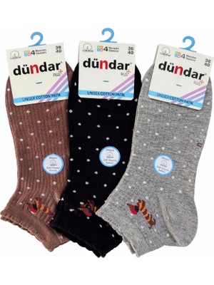 Dündar Çorap 4308 Dündar Kadın Cotton Patik M-0