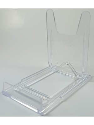 Zemira Pleksi Ürün Ayağı Sürgülü Stand 105X90X65MM Çerçeve Tabak Telefon Tıraş Makinesi Şövale (3 A