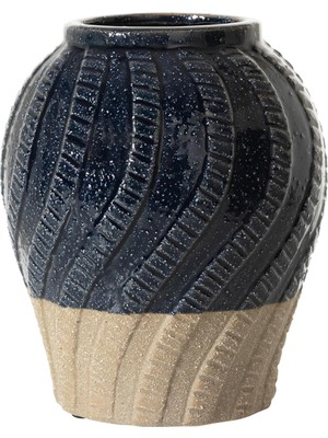 Zemira Wavy Seramik Vazo 19 x 23 cm