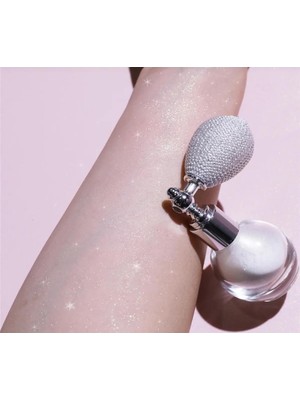 Zemira Beyaz&silver Glitter Toz Sprey, Yüz Vucut Simi Işıltılı