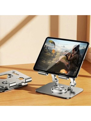 Ankaverse Ally H07 Katalanabilir Alüminyum Tablet ve Telefon Tutucu STANDI-(5775)
