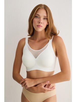 Best Model Büyük Beden C Cup Balensiz Çıkarılabilir Pedli Toparlayıcı Lazer Sütyen 2219
