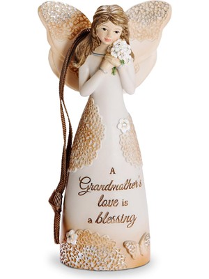 Zemira Light Your Way Gift Company 19111 Büyükanne Melek Figürü Lastikli Asmak Için, 4 – 1/5,1 cm