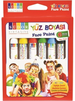 Zemira Südor 6 Renk Yüz Boyası 6'lı Yüz Boyası