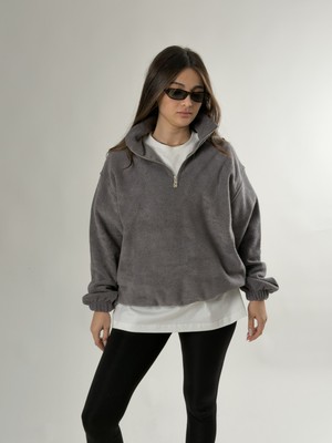 Cocopelli Kadın Gri Sweatshirt COC2684