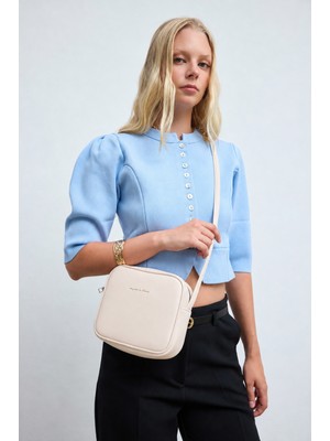Shule Bags Lina Çapraz Çanta Pudra Pembe