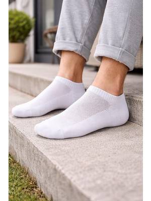 Active Erkek Patik 12LI Paket Beyaz