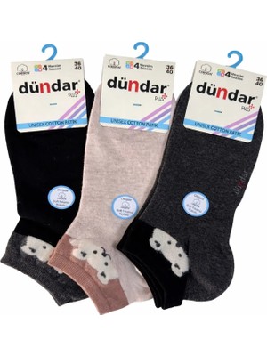 Dündar Çorap 4308 Dündar Kadın Cotton Patik M-5