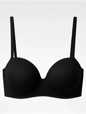 (2320) Liza Micro Lotus Desteksiz Sütyen 6lı Siyah