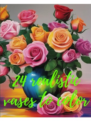 Zemira 24 Realistic Vases To Color
