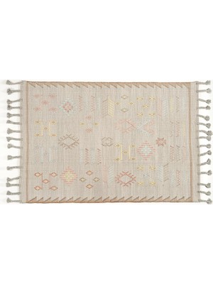 Zemira Jaıpur Gri Pamuk Kilim 80X150 cm
