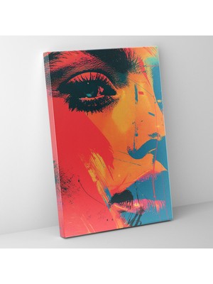 Painted Anarchy Cesur Pop Sanat Temalı Çağdaş Sanat ile Pop Art Tarzında Kanvas Tablo