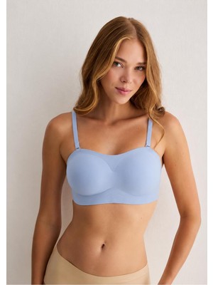 Best Model Balensiz Çıkarılabilir Pedli Straplez Dikişsiz Sütyen