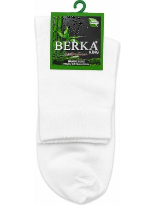 3739 Berka Erkek Bambu Konç Patik 12LI Beyaz