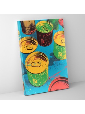 Painted Anarchy Modern Duvar Sanatı Çorba Kutuları Pop Art Temalı Duvar Tablosu