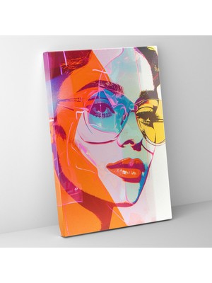 Painted Anarchy Pop Art Temalı Çağdaş Sanat Tasarımı Duvar Tablosu