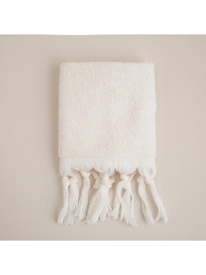 Chakra Hemillie %100 Pamuk  El Havlusu 30x40  cm Ekru