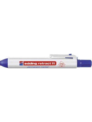 Zemira Edding Retract 11 Permanent Markör - - 1 Kalem - Yuvarluk Uç 1.5-3 mm