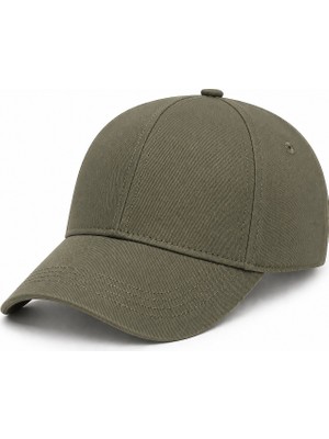 Y1051-048 Suyutti Gabardin Şapka 6lı Haki