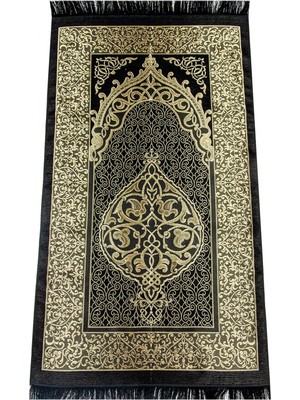 Zemira Ihvan Online Ekonomik Osmanlı Tafta Seccade - 0150 (Siyah)