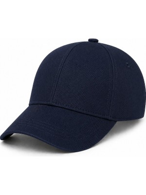 Y1051-025 Suyutti Gabardin Şapka 6lı Lacivert